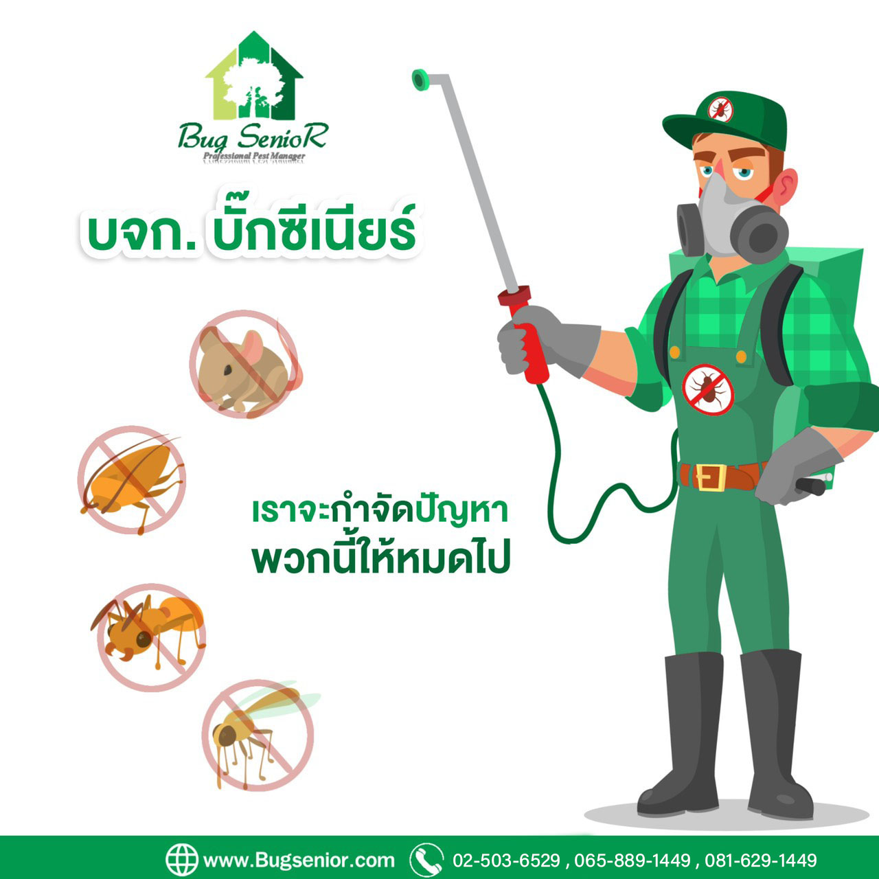 การบริการกำจัดปลวกระบบฉีดพ่น Soil Treatment